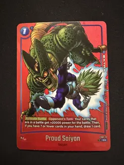 Dragon Ball Super Card Game Proud Saiyan FS07-12 Manga Event Pack Promo - Image 3