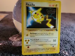 💎Pikachu #4 WB First Movie Black Star Promo 1999 WOTC Pokemon Card💎 - Image 1