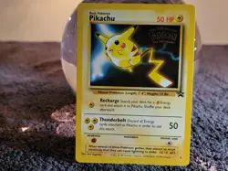 💎Pikachu #4 WB First Movie Black Star Promo 1999 WOTC Pokemon Card💎 - Image 3
