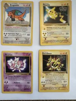 Pokemon 1999 The First Movie Black Star Promo Card Set Of 4 - Image 1
