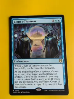 Court of Vantress. WOC rare enchantment Magic the Gathering Card. - Image 1