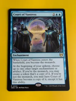 Court of Vantress. WOC rare enchantment Magic the Gathering Card. - Image 2