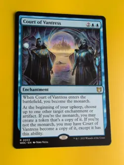 Court of Vantress. WOC rare enchantment Magic the Gathering Card. - Image 3