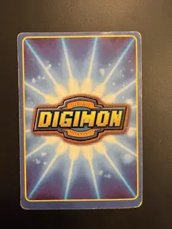 Digimon SkullGreymon 1st Edition Prism Sticker Card St-32 Holo Bandai Rare 1999 - Image 2