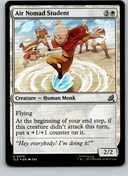 Air Nomad Student – TLE – FOIL – 75 – MTG - Image 1