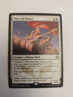 Voice of Victory Tarkir: Dragonstorm Regular NM Condition MTG - Image 1