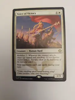 Voice of Victory Tarkir: Dragonstorm Regular NM Condition MTG - Image 2