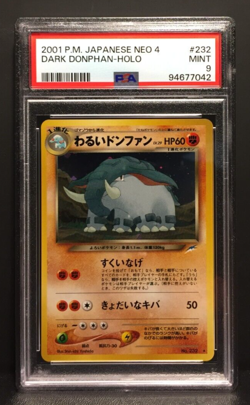 2001 Dark Donphan Holo | Darkness, and to Light | PSA 9 Mint | japanisch Pokemon - Image 1