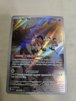 Mr. Mime 179/165 Holo Pokemon, TCG IRSv: Scarlet & Violet 151 NM Rare - Image 2