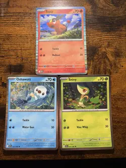 Snivy 001/086 Tepig 011/086 Oshawott 021/086 - Holo Promo Set Pokemon - Image 1
