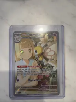 Pokemon Lillie's Ribombee 164/159 Illustration Rare Near Mint Journey Together - Image 1