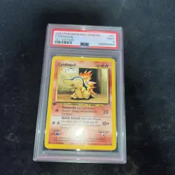 2000 POKEMON 1st Edition Neo Genesis CYNDAQUIL #57 PSA 9 MINT - Image 4