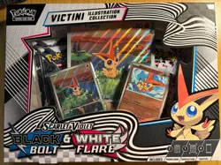 Pokemon TCG: White Flare & Black Bolt - NEW Victini Illustration Collection Box - Image 1