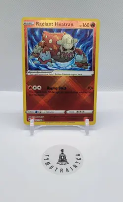 Pokemon - Radiant Heatran - Sword & Shield Astral Radiance 027/189 Holo Rare - Image 1