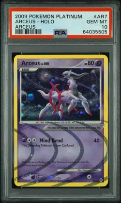 2009 Pokemon Platinum Arceus #AR7 Arceus Rare Holo GEM MINT PSA 10 - Image 1