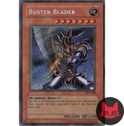 Yugioh Buster Blader BPT-008 Secret Rare NM - Image 1