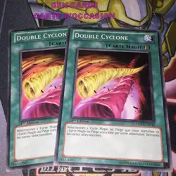 CARTE Yu Gi Oh DOUBLE CYCLONE DREV-FR046 x 2 1ere edition - Image 1