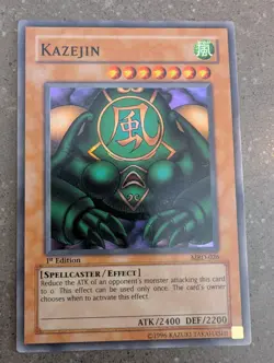 YuGiOh! Kazejin MRD-026 Super Rare 1st Ed* - Image 2