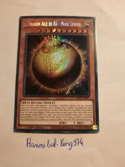 carte YU-GI-OH RA01-FR007 Le Dragon Aile de Ra - Mode Sphere SE Secret Rare - Image 1