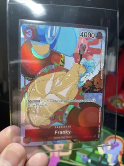 FRANKY! Holo Alt Art Rare One Piece TCG Gift Collection 2023 OP01-021, CGC - Image 1