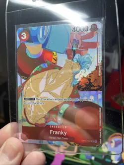 FRANKY! Holo Alt Art Rare One Piece TCG Gift Collection 2023 OP01-021, CGC - Image 3