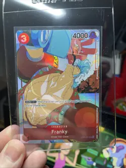 FRANKY! Holo Alt Art Rare One Piece TCG Gift Collection 2023 OP01-021, CGC - Image 5