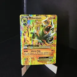 Mega Houndoom EX - 22/162 - Pokemon Breakthrough XY Ultra Rare Card LP - Image 1