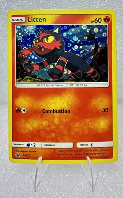 LITTEN SM02 MP HOLO GENERAL MILLS PROMO POKEMON PROMO CARD TCG US SELLER OBO - Image 1