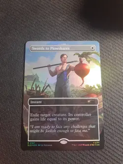 Swords to Plowshares FOIL The OFFICE Secret Lair MTG - Image 1
