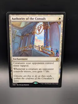 MTG - Authority of the Consuls - Enchantment - FDN #137 - Rare - Image 1