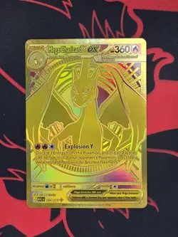 Pokemon Mega Charizard Y EX Full Art Holo Ascended Heroes Hyper Rare 294/217 - Image 1