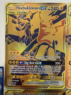 4 - Pikachu & Zekrom GX SM248 (Pokemon Full Art Promo Card JUMBO Card) - NM - Image 2