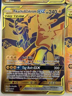 4 - Pikachu & Zekrom GX SM248 (Pokemon Full Art Promo Card JUMBO Card) - NM - Image 5