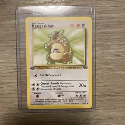 1999 Pokemon TCG Kangaskhan Jungle 21/64 Non-Holo 1st Edition Regular Card LP/MP - Image 1