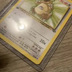 1999 Pokemon TCG Kangaskhan Jungle 21/64 Non-Holo 1st Edition Regular Card LP/MP - Image 4