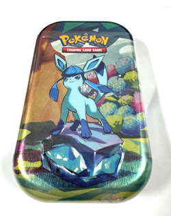 Pokemon TCG Prismatic Evolutions Mini Tin Glaceon Scarlet & Violet Sealed New - Image 2
