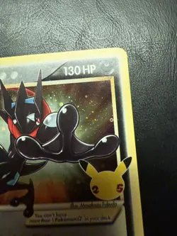 Pokemon TCG Greninja Gold Star SWSH144 Celebrations Black Star Promo - Image 3