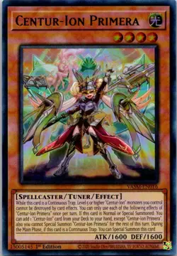 2023 Yu-GI-Oh Valiant Smashers 1st Ed #VASM-EN016 Centur-Ion Primera Ultra Rare - Image 1