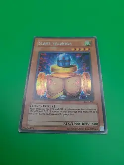 Yugioh Slate Warrior WC4-003 Secret Rare Promo LP Fast Shipping - Image 1