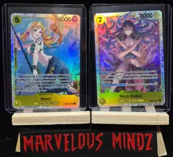 Extra Booster: One Piece Heroines Edition SR EB03-055 Nico Robin And Nami 053 - Image 1