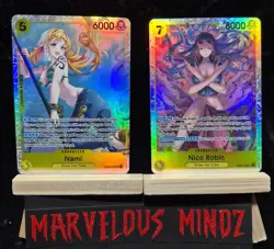Extra Booster: One Piece Heroines Edition SR EB03-055 Nico Robin And Nami 053 - Image 2