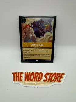 Disney Lorcana ZERO TO HERO 32/204 Cold Foil Holo Rise of the Floodborn - Image 1