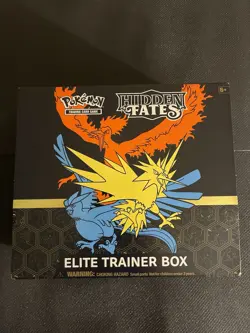 Pokemon Hidden Fates Elite Trainer Box OPENED Promo Card + Code Cards (NO PACKS) 820650804731 - Image 1