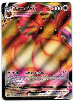 Eevee VMAX SWSH087 - SWSH Black Star Promo Pokemon TCG - M/LP Card - Image 1