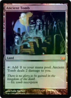 MTG English Ancient Tomb NM Foil From the Vault: Realms - Image 1