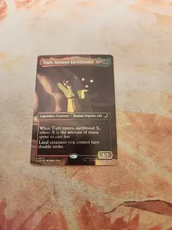 Toph, The Greatest Earthbender Borderless Foil Avatar The Last Airbender MTG NM - Image 1