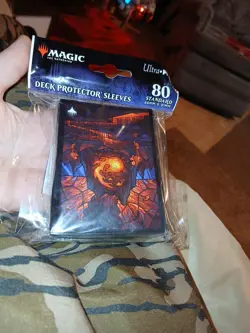 Magic The Gathering Ultra Pro Deck Protective Sleeves (1) 80 Count Pack (Read) - Image 1