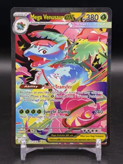 Pokemon Mega Venusaur EX 177/132 Mega Evolutions Special Illustration Rare NM - Image 1