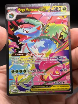 Pokemon Mega Venusaur EX 177/132 Mega Evolutions Special Illustration Rare NM - Image 3