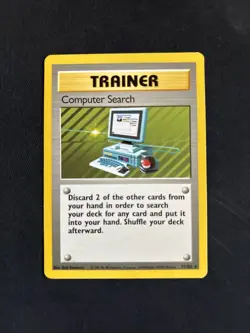 Computer Search 71/102 WOTC Vintage Pokemon | Base Set Pokemon TCG - MP - Image 1